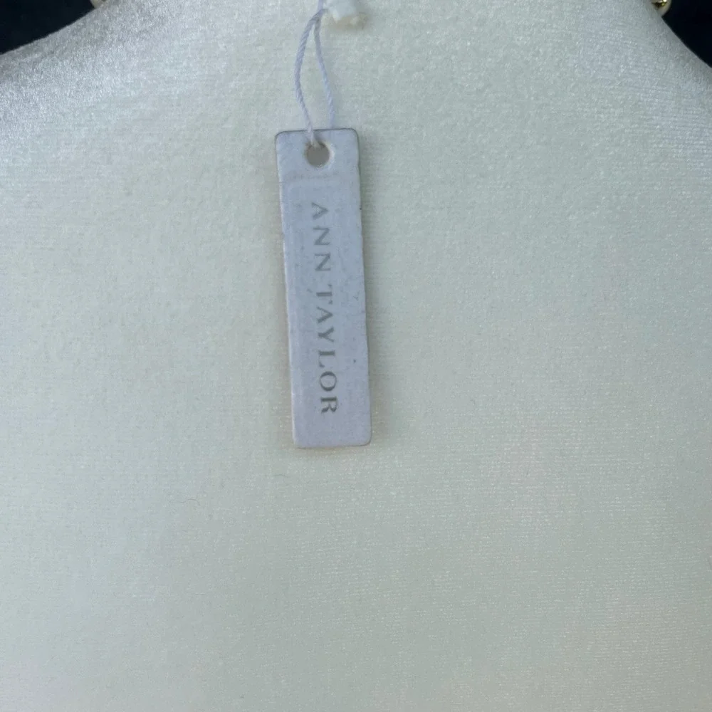 Ann Taylor NEW Gold Tone Multi Strand Layered Necklace Classic Timeless Glam